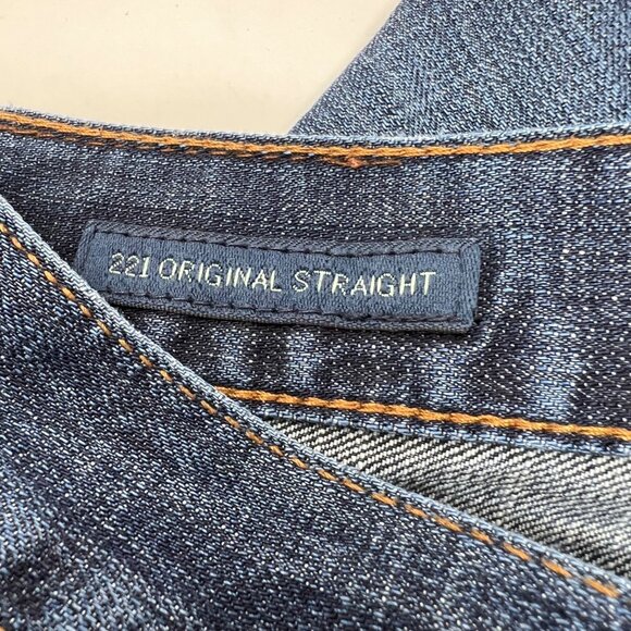 Lucky Brand Denim Blue Jeans Size‎ 38X32 Straight Leg 221 Original Straight - Picture 4 of 6